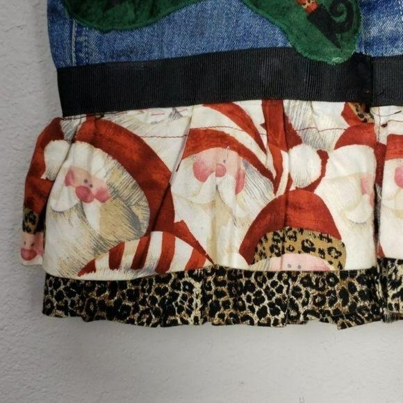 Baby Gap Santa Design Girls 12-18 Months‎ Denim Overalls - Picture 4 of 13